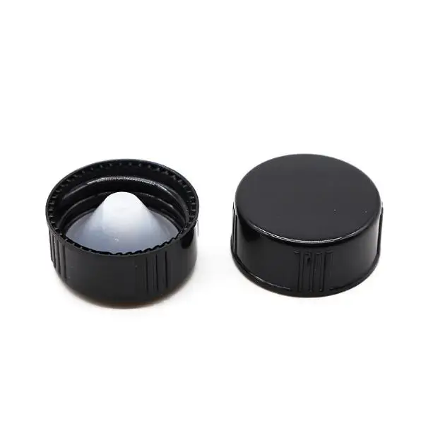 

Cheap plastic packaging 24/400 plastic cap with insert for Boston round glass bottles