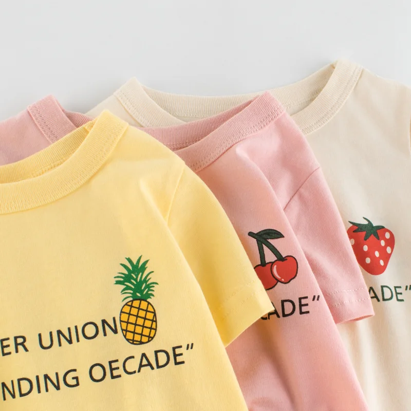 

child T-shirt for little girl summer 2021 wholesales