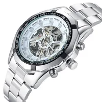 

Winner Hot Sell Automatic Watch Mechanical T- Winner 8042 Stainless Steel Bracelet Watches For Men Sales Online WristWatches