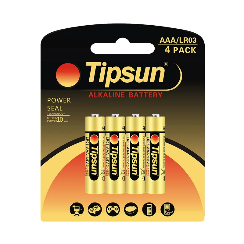 Wholesale 1.5v No.7 Aaa Alkaline Batteries Zn/mno2 Aaa Battery For