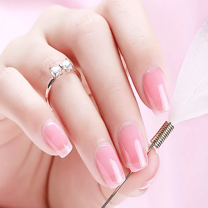 

Low MOQ Free Samples Spring 6 Pink nude Colors Gel Nail Polish Set Colour Uv Gel for nail salon