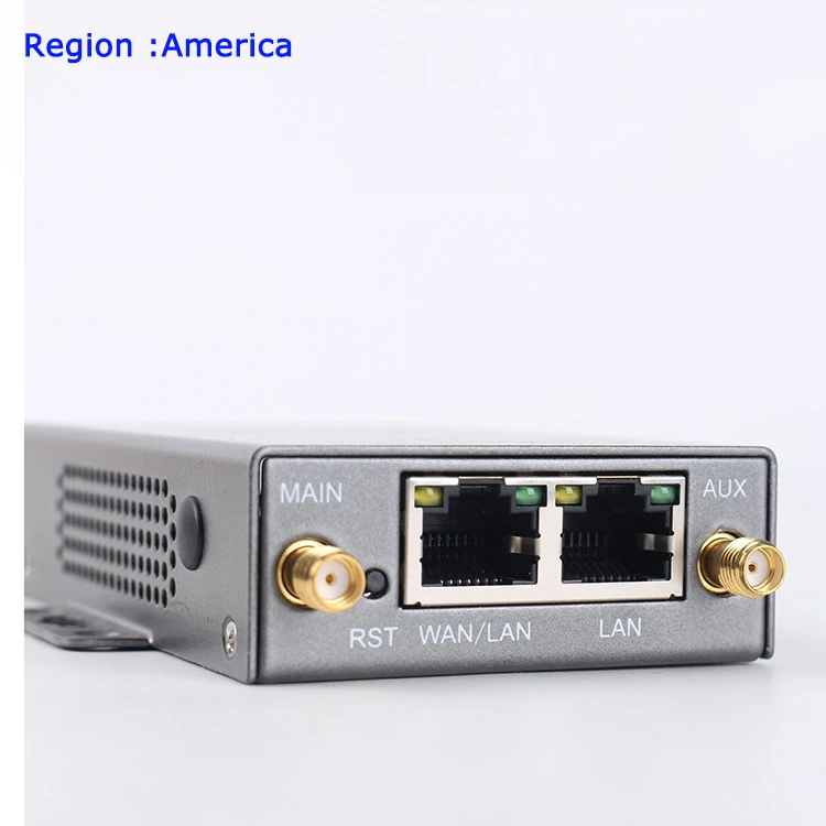 

America Region Industrial Grade One Mirco Sim RS232 RS485 DIO 1xWan 1xLan Voip Router 4G Router Openwrt IoT Router