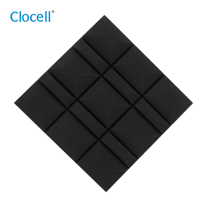 

Clocell Noise reduction material soundproof Studio Panels Acoustic foam Panel for classroom or meeting room