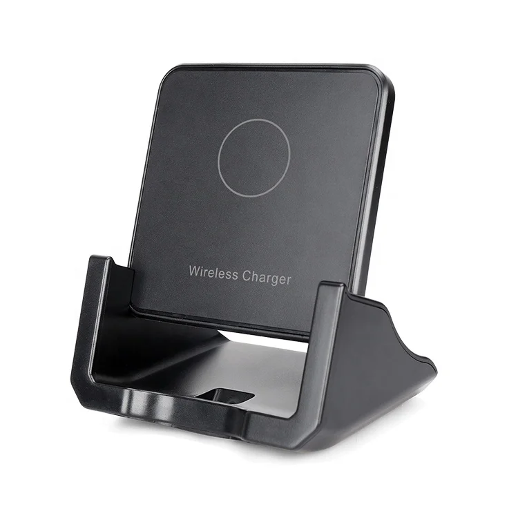 

Amazon hot sale 15W Qi Fast wireless phone charger stand and phone holder 2 in 1 pad