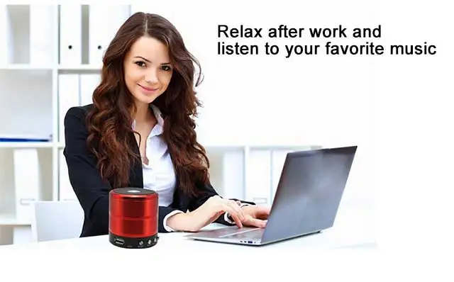 New Design Mini Stereo Speaker Hifi Music Portable Handsfree round Wireless Boombox - ANKUX.COM