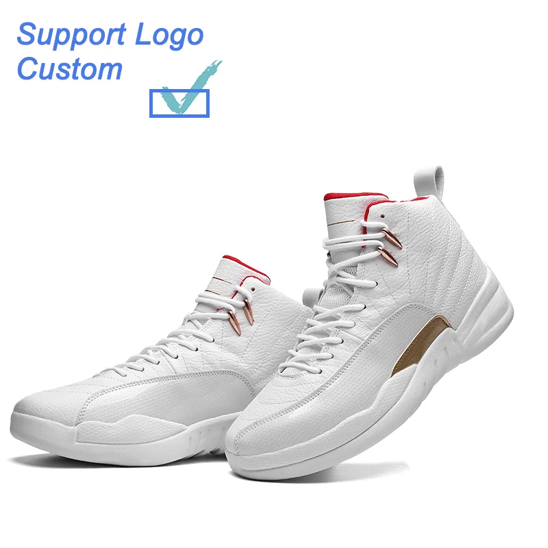 

High-top Basketball Shoes Men Outdoor Sneakers Men Wear Resistant Cushioning retro basketball shoes