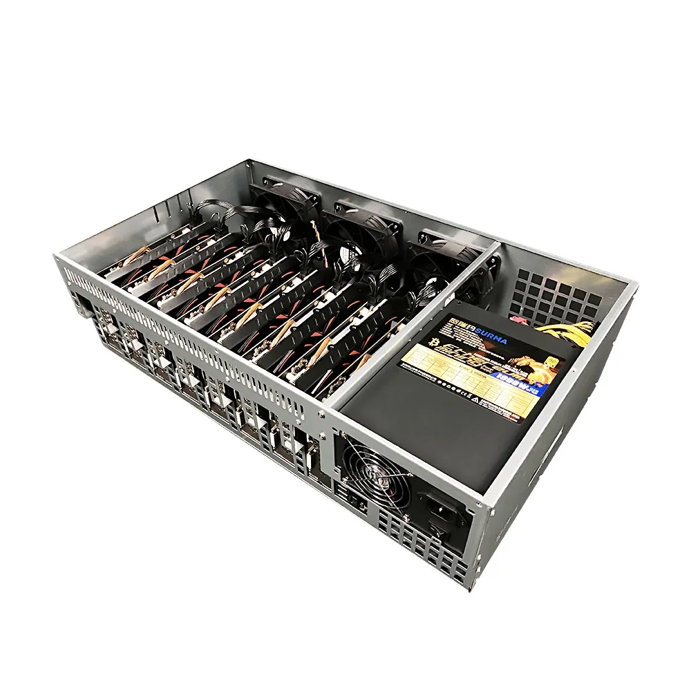 

High Cost-Effective Hot Selling Popular Ethereum Gpu Server Mining Case Rig 8 Gpu