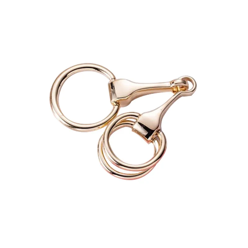 

Fashion Dual Use Scarf Hijab Brooch Clothes Corner Knotted Shirt T Shirt Double Buckle Ring Pins For Womens Accessories Jewelry