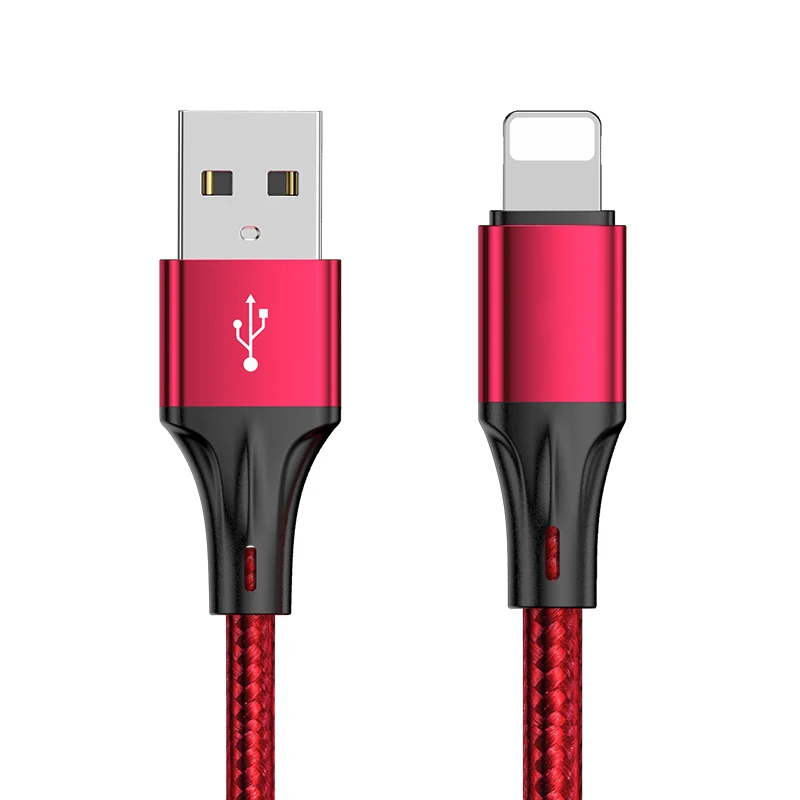

Joyroom New Phone Charging Cable 3A Fast Charging Data Cable For Iphone Mobile Phones Amazon High Quality Usb Cable Manufacturer, Red, black