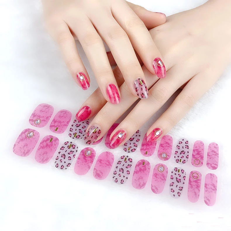 

2020 New Design 22 Sheet Hign Quality 3d Nail Stickers Nail Polish Sticker, Customers' requirements