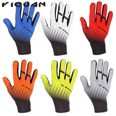 

Cycling Long Finger Gloves Bicycle Autumn Full Finger Gloves Sports Touch Screen Gloves, As shown