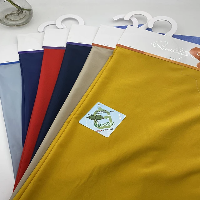 
100% RPET Recycled polyester 190T Taffeta Lining Fabric GRS Certified 