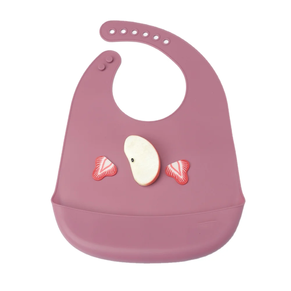 

Reusable baby silicone waterproof collapsible, Customized color