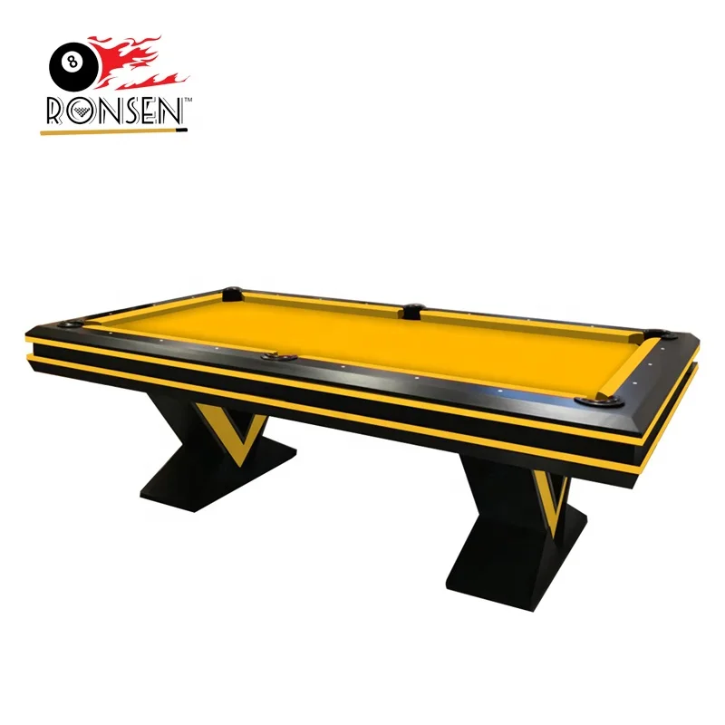 

China factory cheap price high quality solid wood slates top 7ft 8ft 9ft billiards pool table, Table color and cloth color can be customized