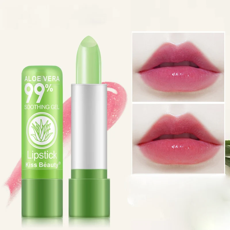 Kiss Beauty Natural Lip Gloss Temperature Changed Color Lipstick ...