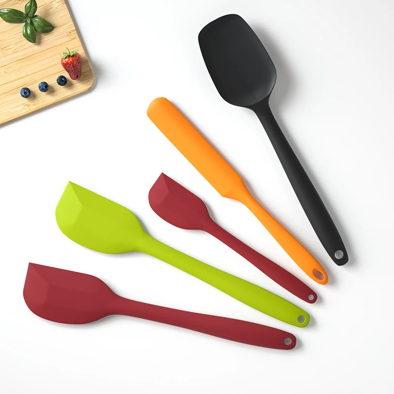 

Heat Resistant Colorful Baking Pastry Cake Tools Non stick butter Silicone Spatula, Red(multi-color available)