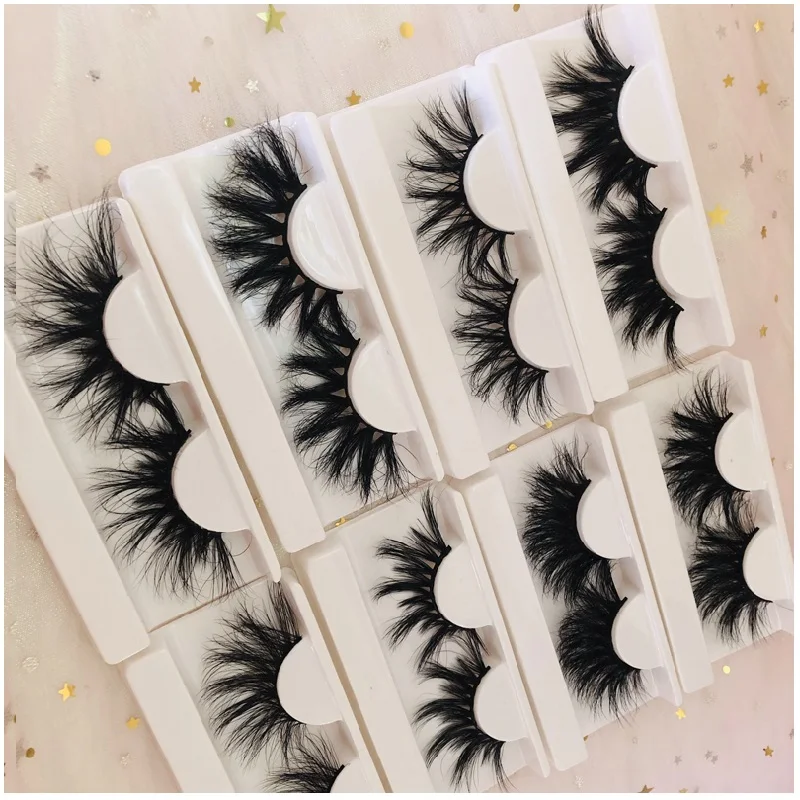 

Good Selling Packaging Messyes 25mm 5d Eyelashes Fluffy Mink Eyelash