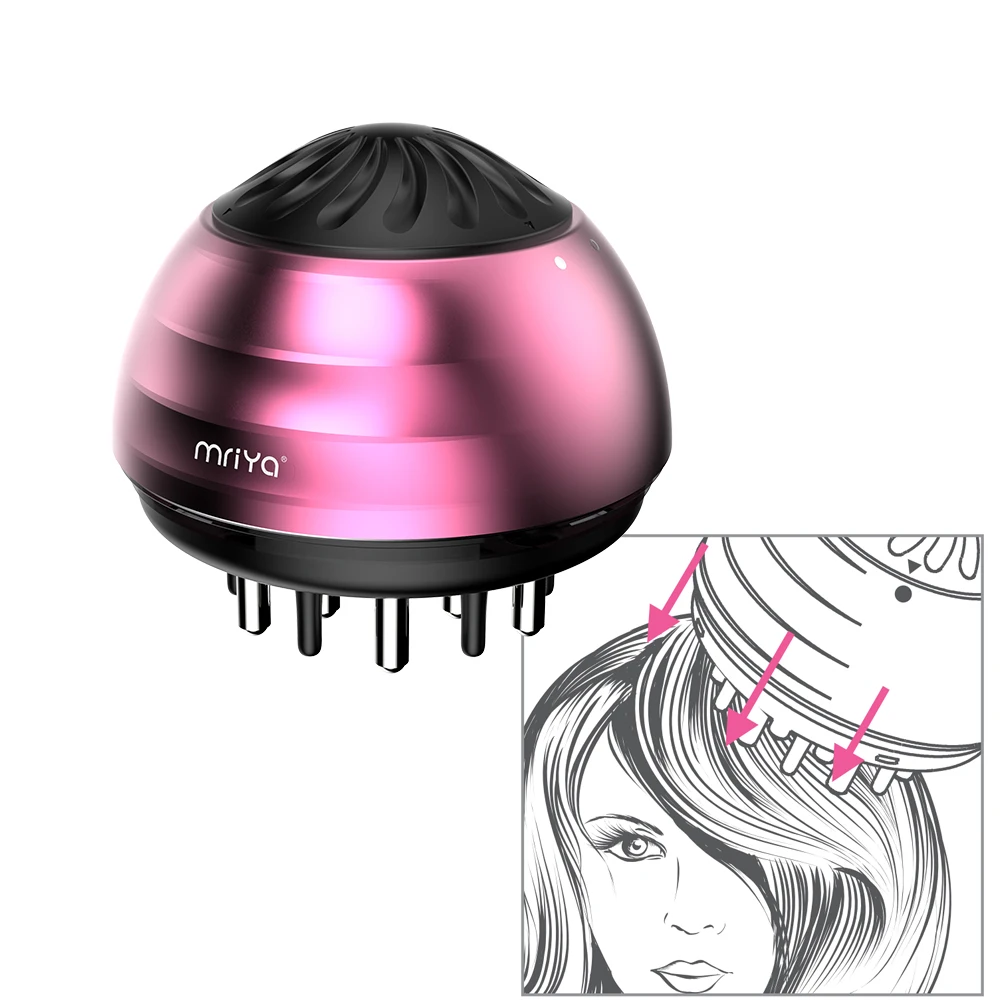 

Evenly hair root follicle stimulator scalp massager hair serum applicator comb for curly hair for men and women