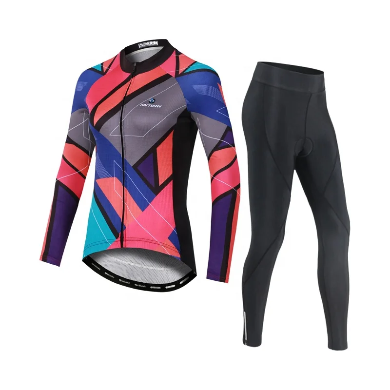 

Custom made women wholesale cycling jacket windproof breathable soft absorb sweat E-Bike fashion bicycle wear