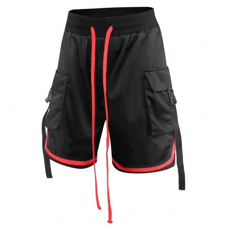 

Amazon Men Workout Fitness Running Pants Elastic Waistband Sport Basketball Shorts, As pictures