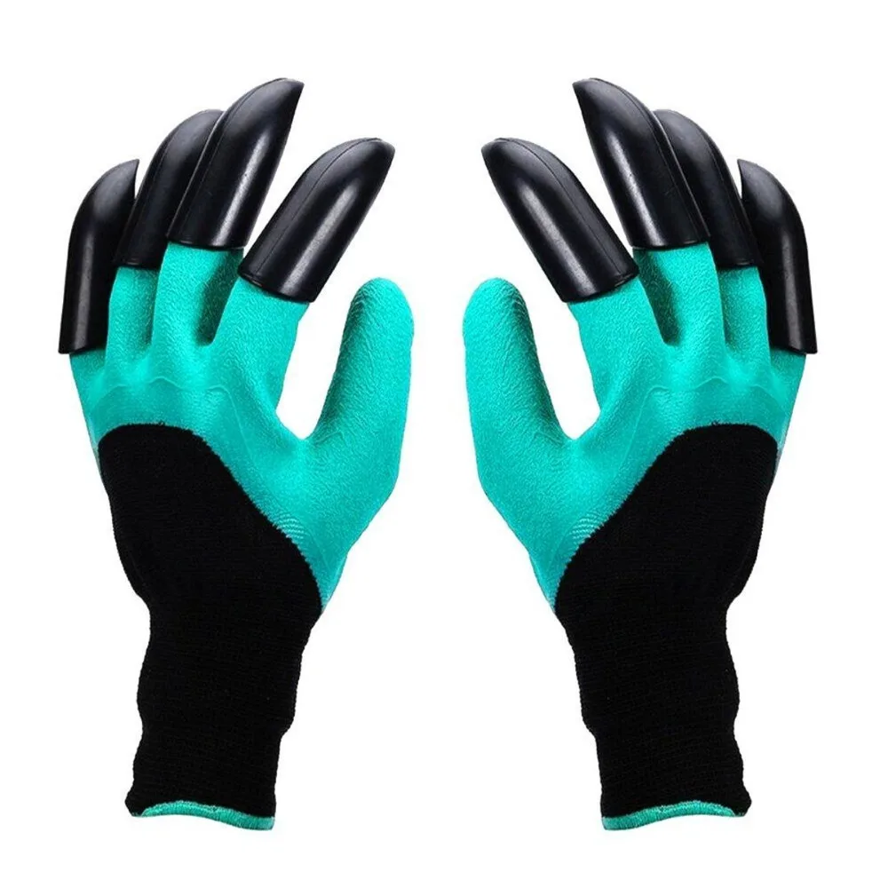 

Garden Rubber Gloved Gardening Digging Planting Durable Waterproof Work Glovde Outdoor Gadgets 2 Style