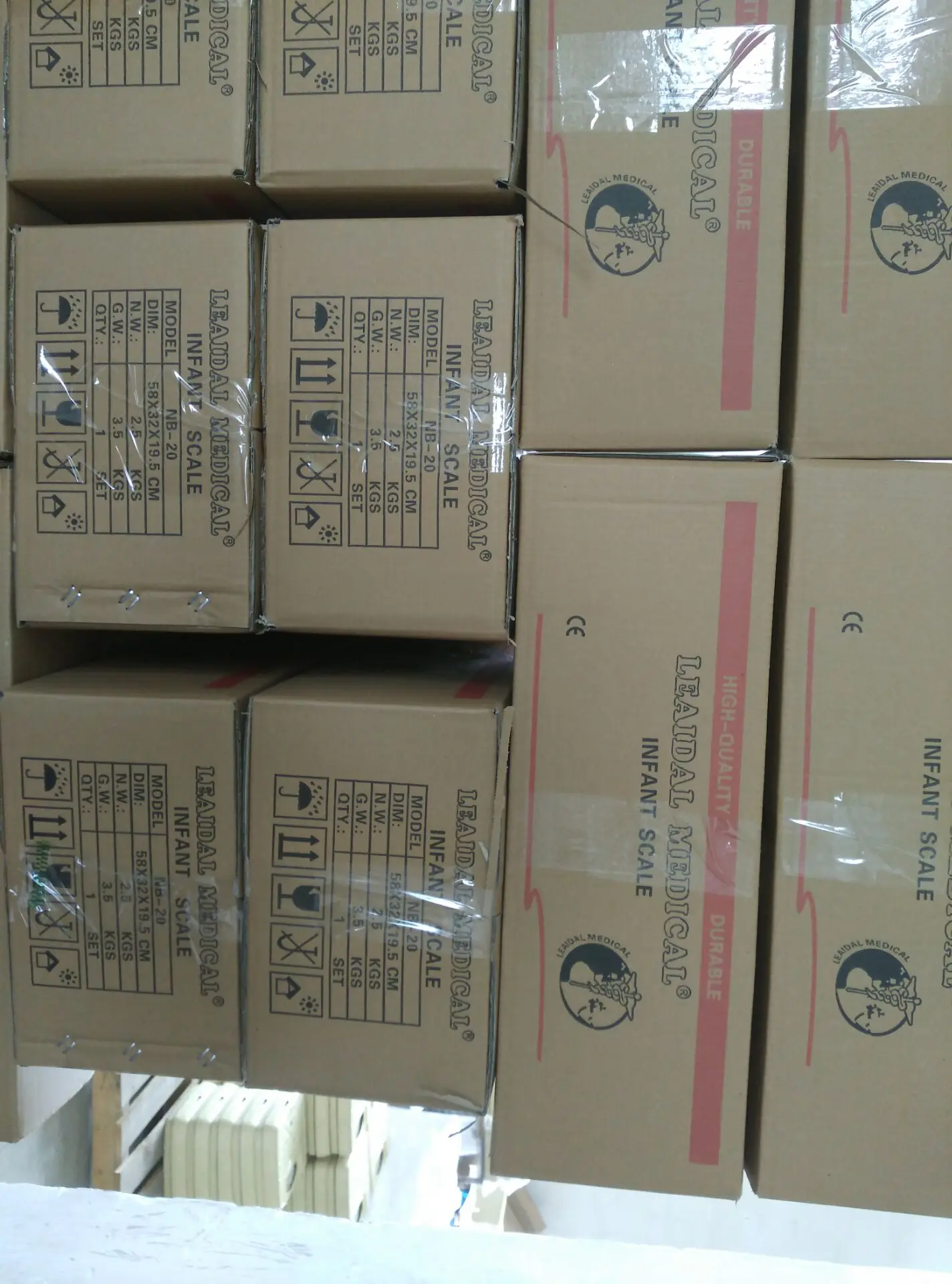 工厂价格 mkr-bws20 便携式医疗婴儿称重秤弹簧平衡测量婴儿身高和