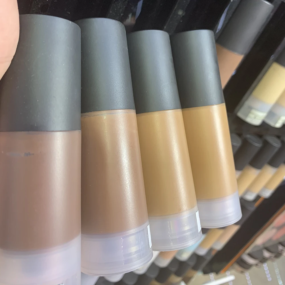 

38 colors waterproof long lasting full coverage private label liquid makeup free sample matte foundation for oily skin, 8 colors(custom)