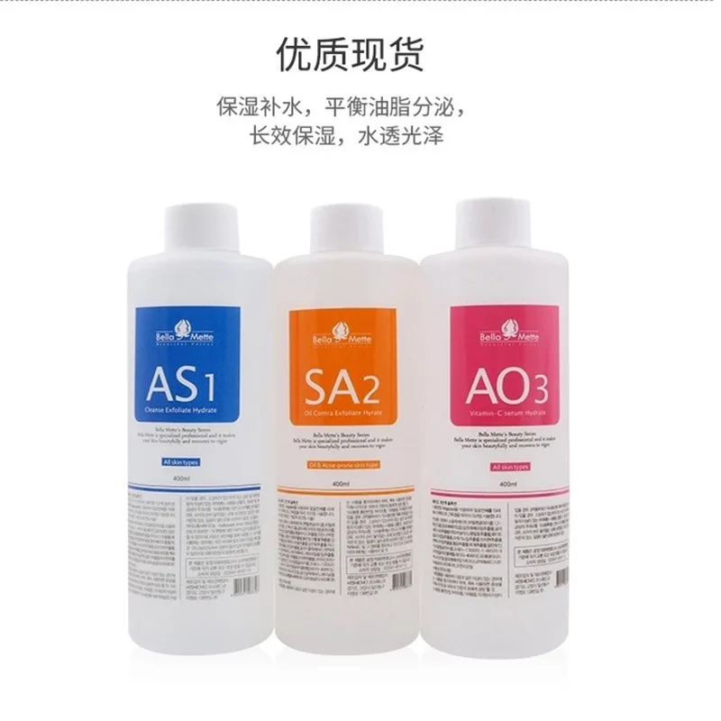 

AS1 SA2 AO3 Aqua Peeling Solution Skin Deep Cleaning 400ml Hydra Machine Aqua Peel Solution