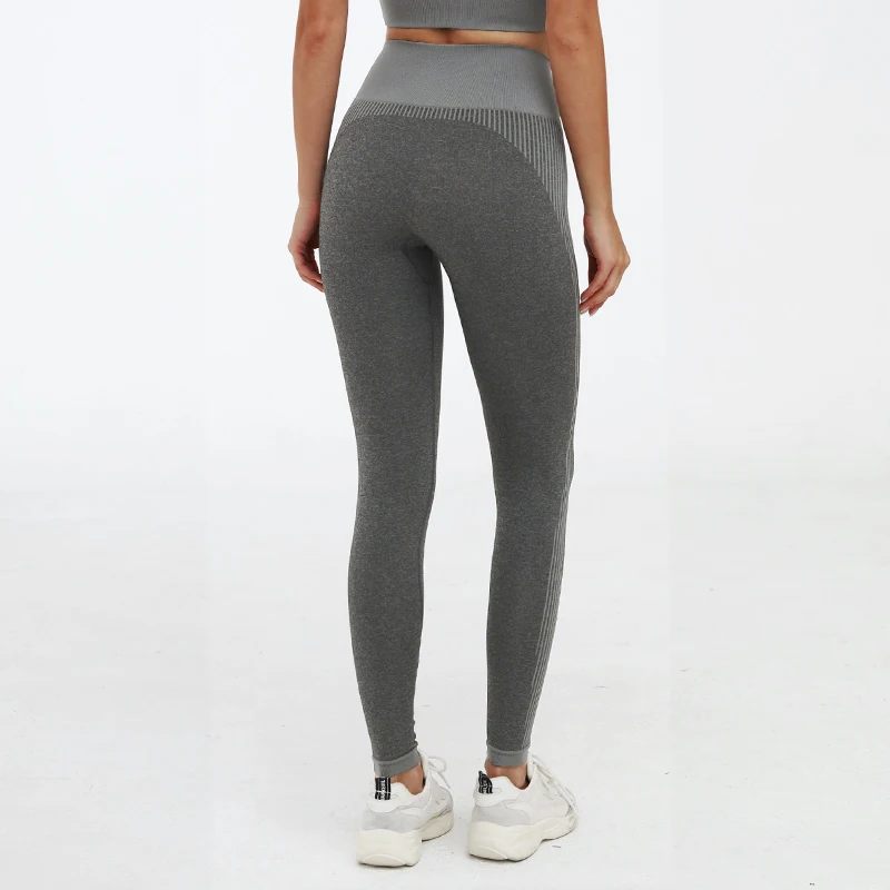 

2021 Seamless butt lifting high waist fitness yoga pants for women, Customized colors
