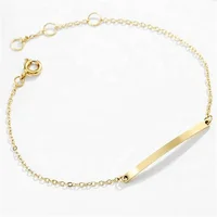 

Yiwu Aceon Stainless Steel Manufacturer Custom Fashion Minimal Curved Blank Bar Bracelet