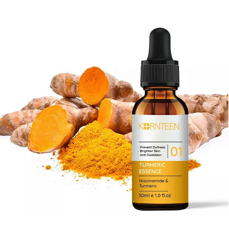 

TOP NEW moisturizing soothing Brightening Acne Treatment Turmeric vitamin C skin care Serum Whitening Niacinamide Facial Serum