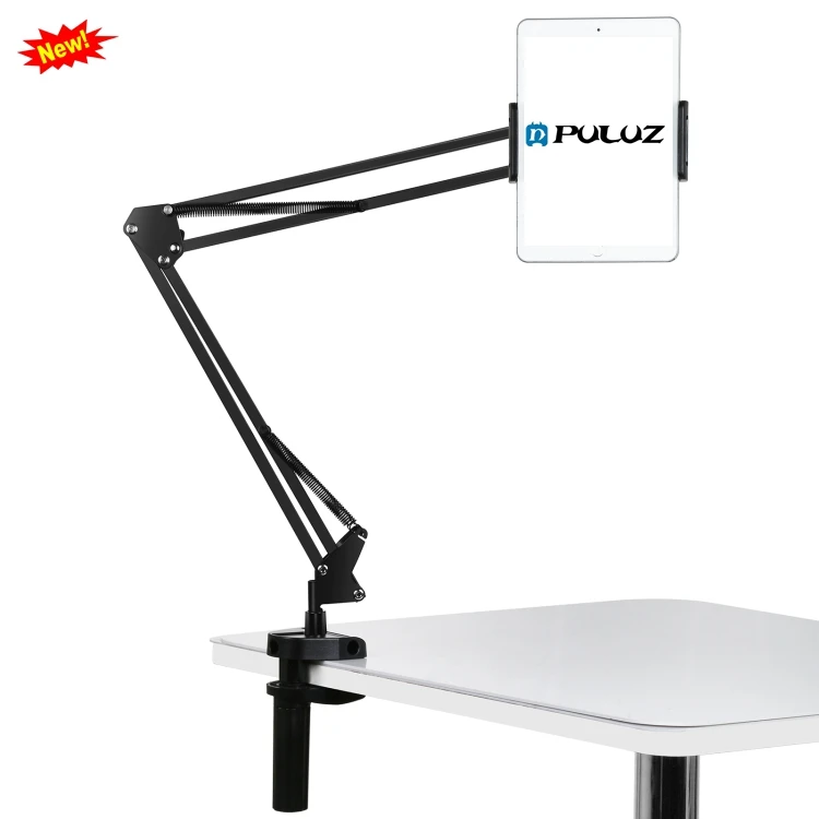 

PULUZ Live Broadcast Desktop Arm Stand Suspension Metal Clamp Holder Flexible Mobile Phone Tablet Stand Holder