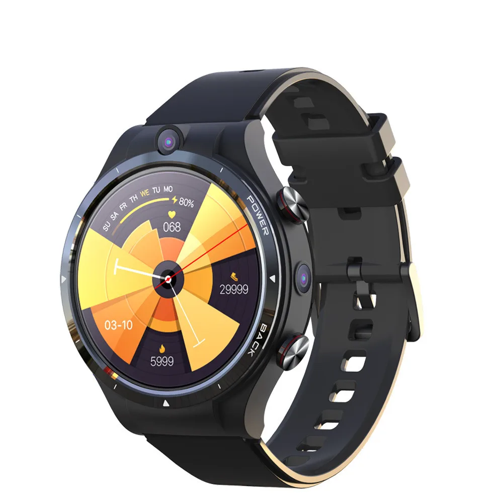 

Lem 15 Cheap Fitness Original Submersible Round Smartwatch Long Life Battery Waterproof Ip67 Smartwatch For Men And Women, Black