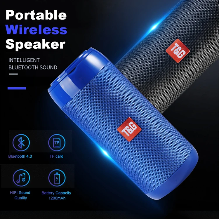 Portable wireless speaker tg113c camping light radio wireless microphone tws portable bass waterproof party bluetooth speaker - ANKUX.COM