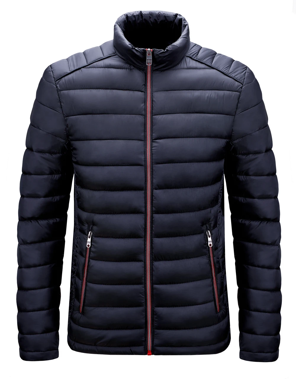 

Plain Custom Design Nylon Fabric Padded Mens Jackets Down Coats Winter Cotton Man, Black/navy/wine/green/grey/yellow