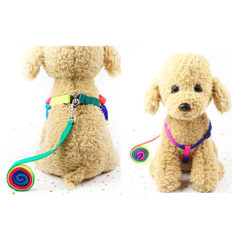 

Cats Dogs Leash Puppy Towing Hauling Cable Collars Rope for Walking Pet Running Traction Harness, As shown