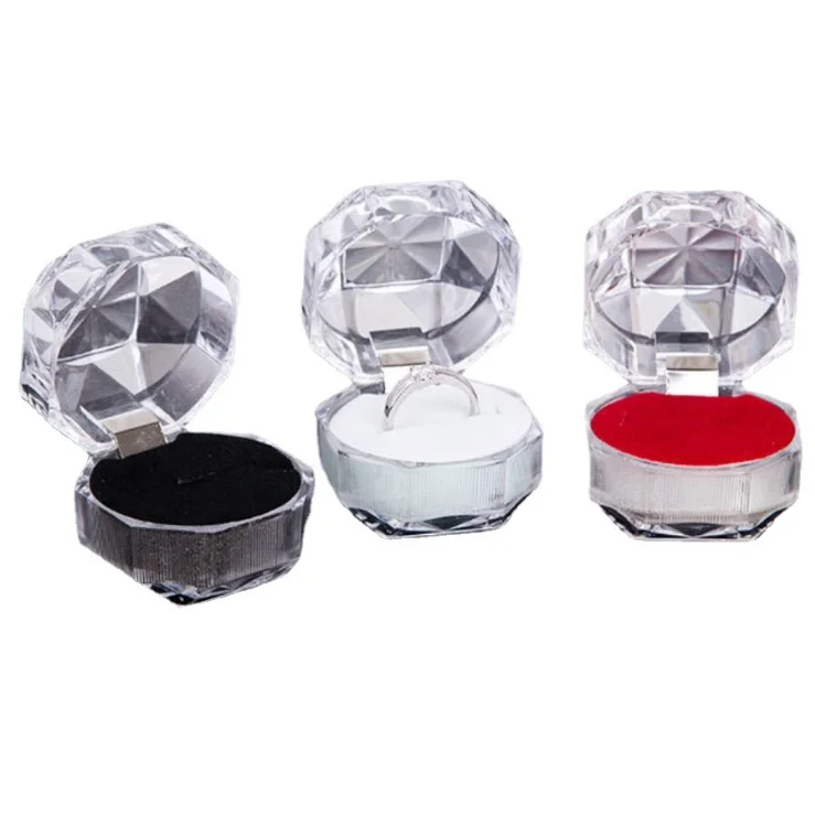 

QY transparent Jewelry Box Plastic Earring Box, Picture