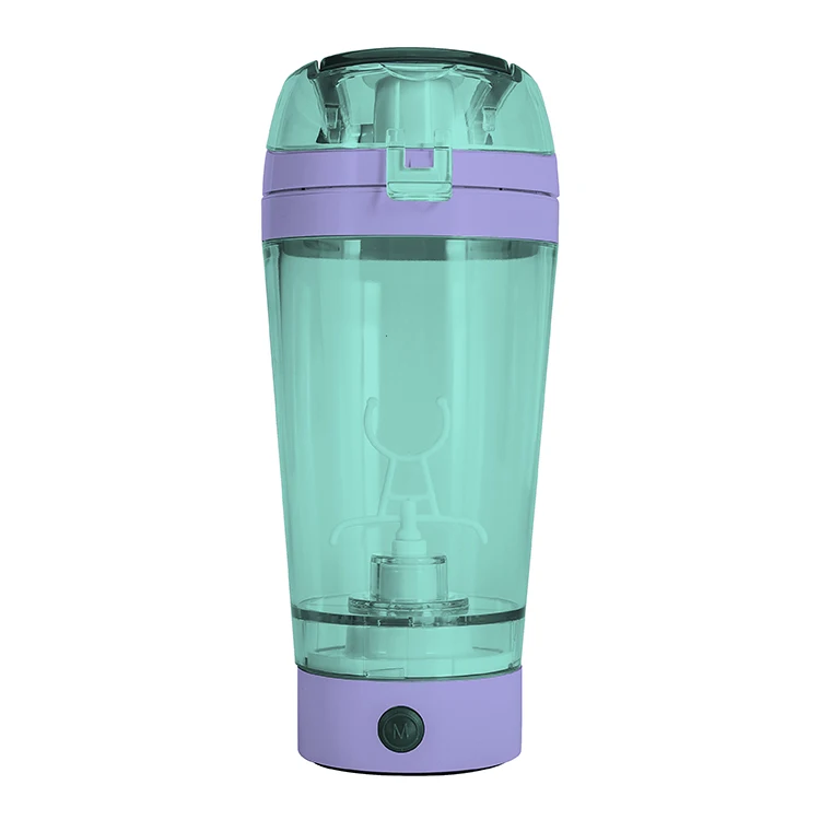 

400ml Automatic Shaker Bottle Electric Mixing cup With Portable Handle custom color, Black, pink, blue, white