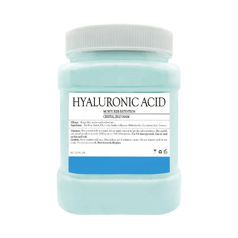 

650g Organic Natural Hyaluronic Acid Face Mask Powder Crystal Hydrojelly Facial Powder Jelly Mask Powder
