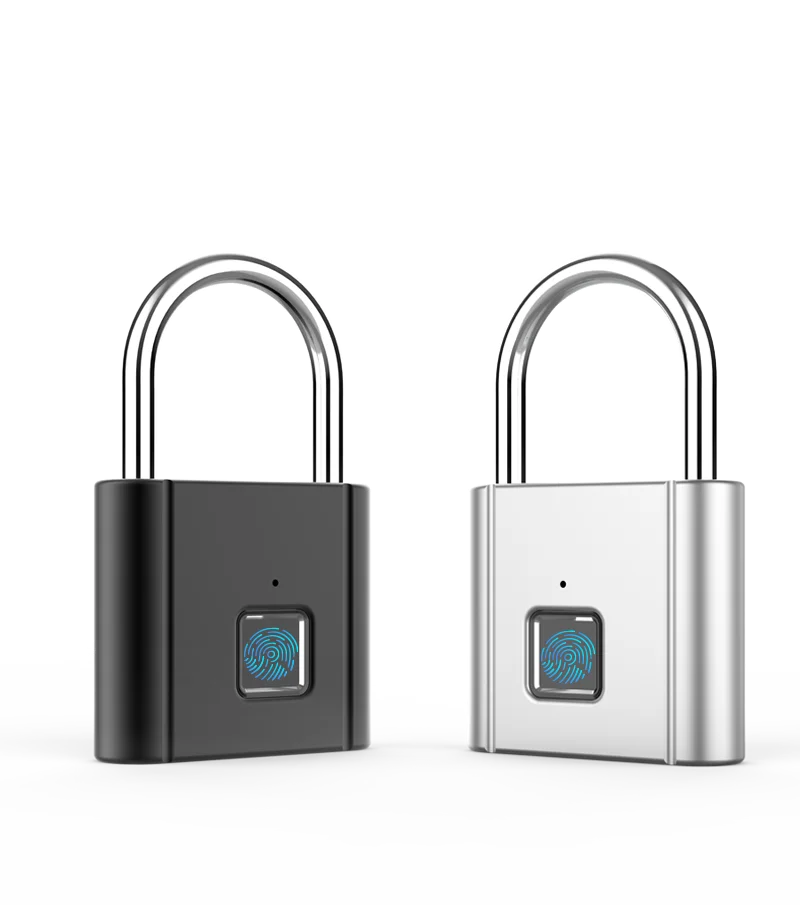 
Manufacturer direct supply small fingerprint smart security stainless steel padlock 