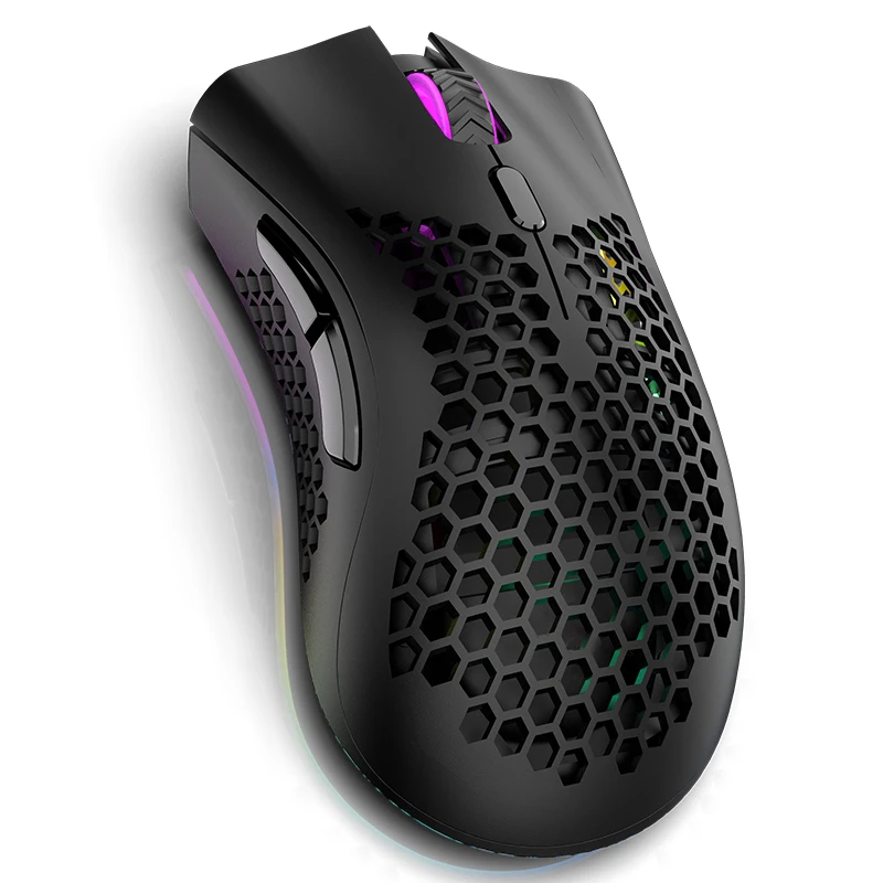 

Honeycomb Wireless Mouse RGB Customized 2.4G Optical USB Changing Gaming Mice