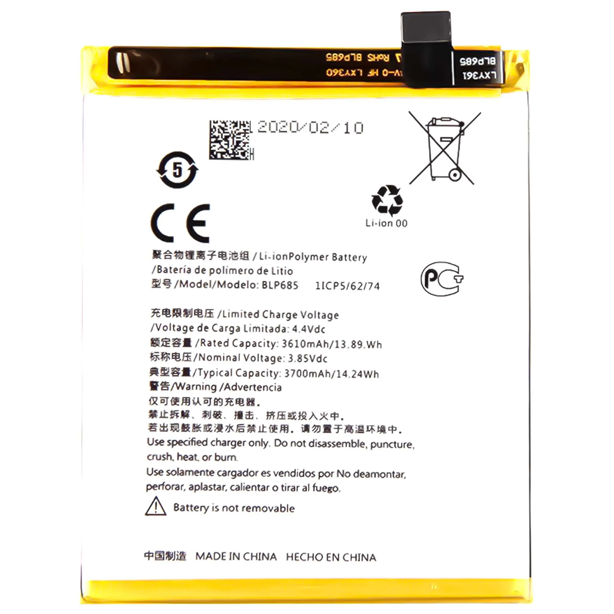 

BLP685 100% Original Li-ion Polyer Rechargeable battery for OnePlus 6T OnePlus 6T McLaren OnePlus 7 battery