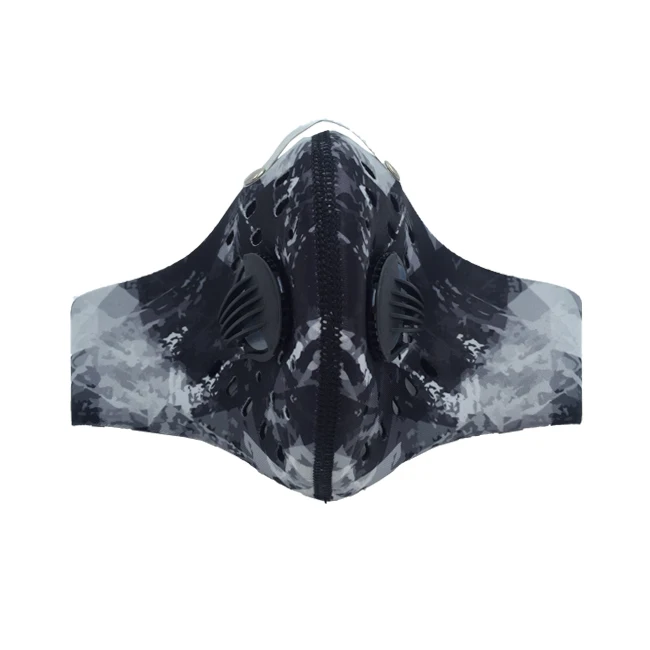 

Sports Cycling Breathable Carbon Filters Face Mask against anti-smog Half Face Neoprene Mask