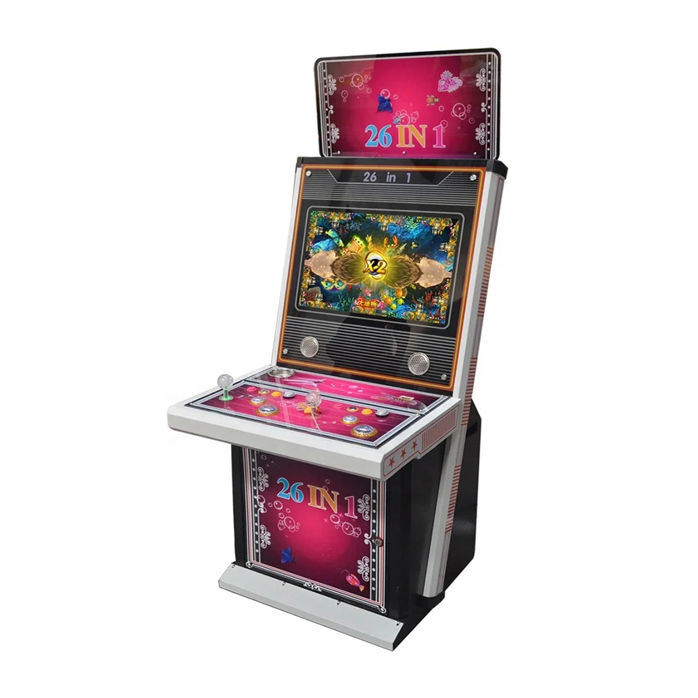 

Hot Sale Fishing Shooting Slot Amusement 2 Player 26 in 1 Fish Game Arcade Machine for Sale, As picture