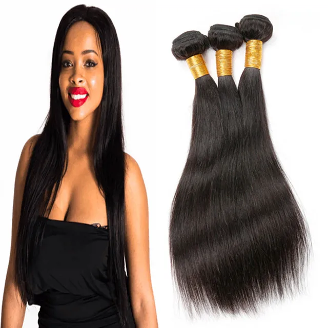 

Wholesale thick cuticle aligned silky straight wave human hair 100% virgin brazilian hair bundles grade 9A 10A 12A