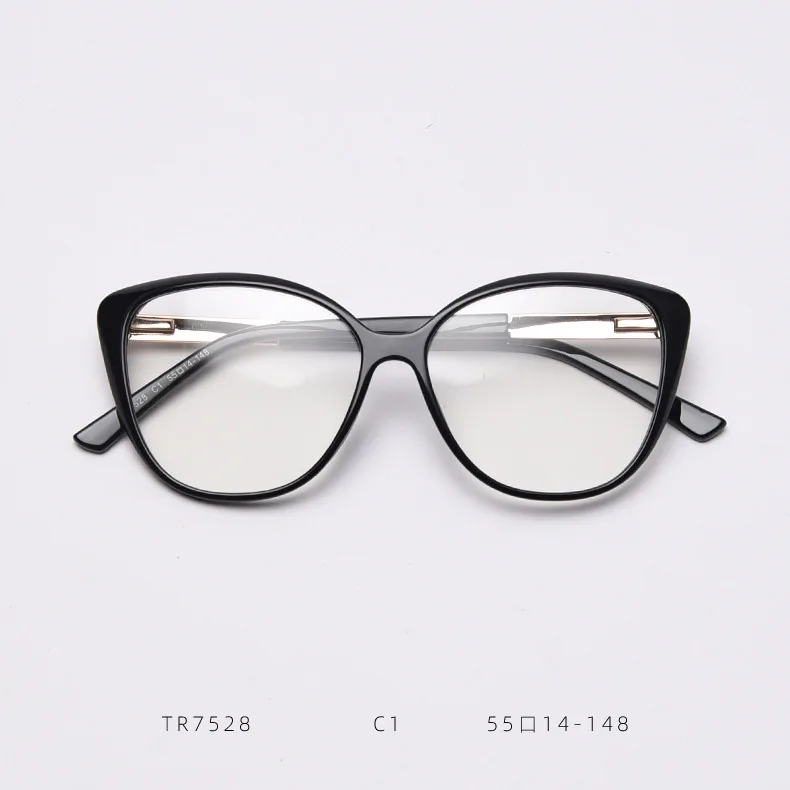 

wholesales TR anti-blue light thransparent cateye women optical frames