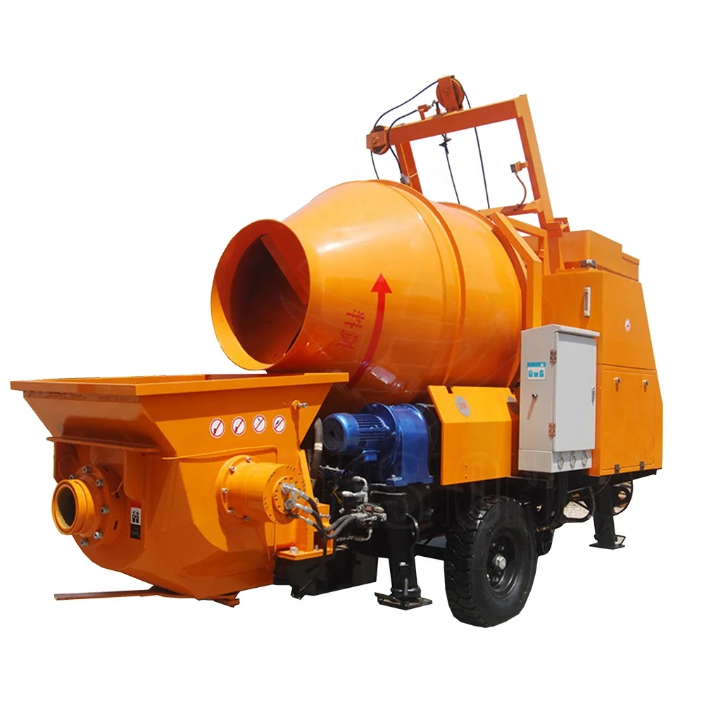 
JBT30 diesel mini concrete mixer pump hire images 