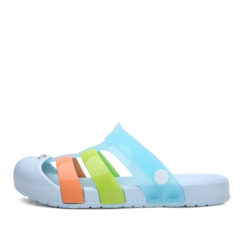 

Women Waterproof Slides Outdoor TPU Slippers Anti-Slip Breathable Beach Sandals, Solid color