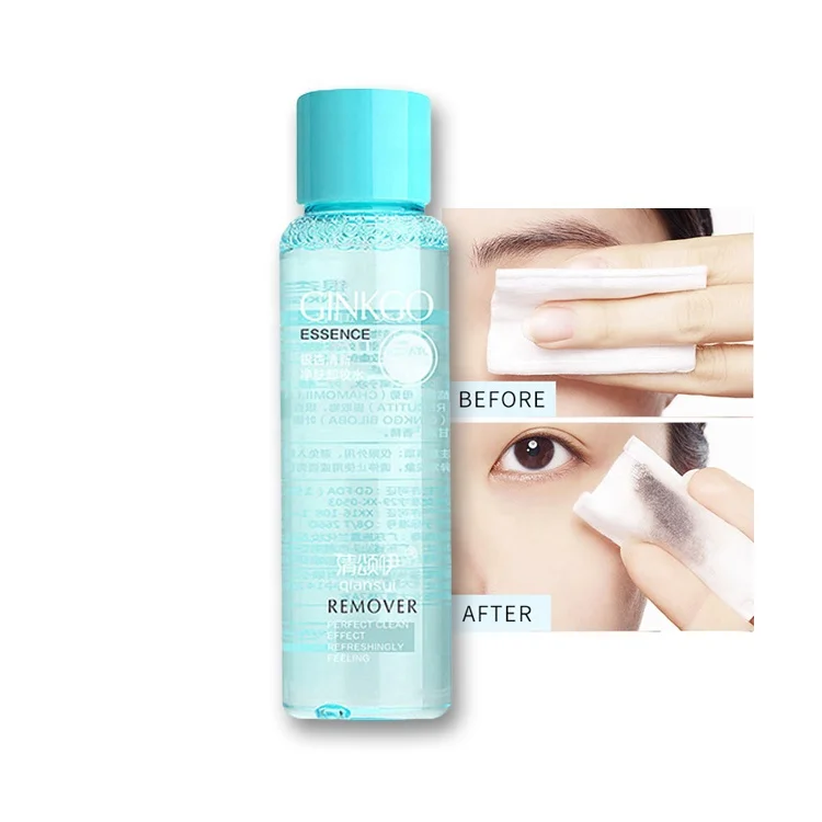 

120ML Ginkgo Extract Natural Herbal Eco Friendly Cleansing Water Micellar Cleansing Water Oil Free Makeup Remover