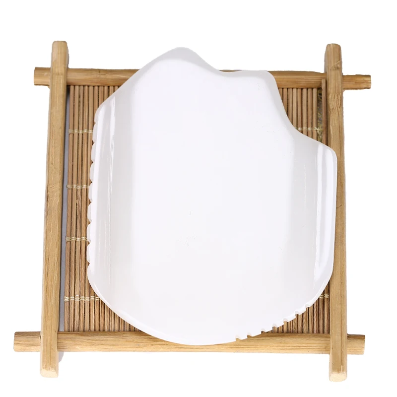 

Most Popular Afghanistan White Jade GuaSha For Facial Massage Beauty